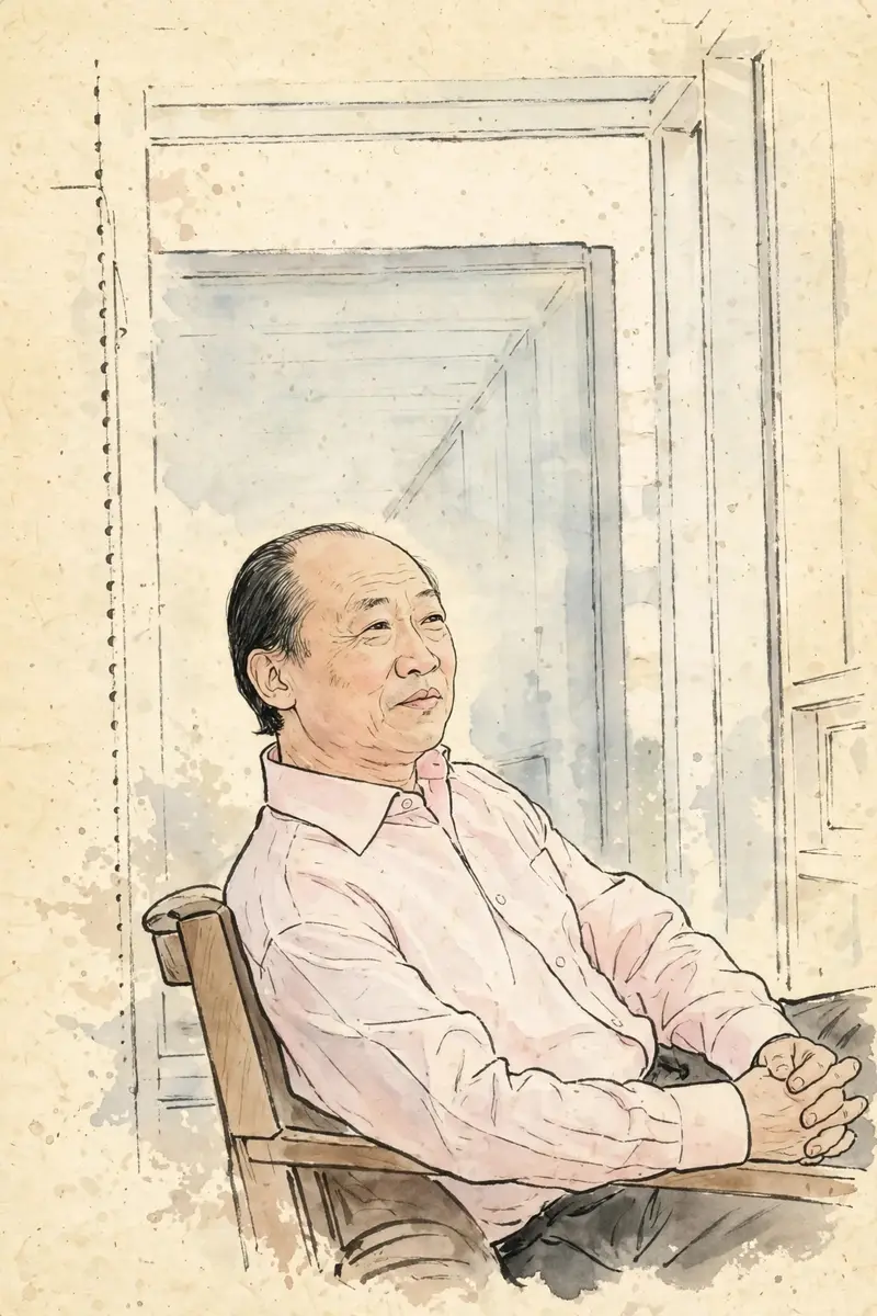冯大中 · 线条肖像