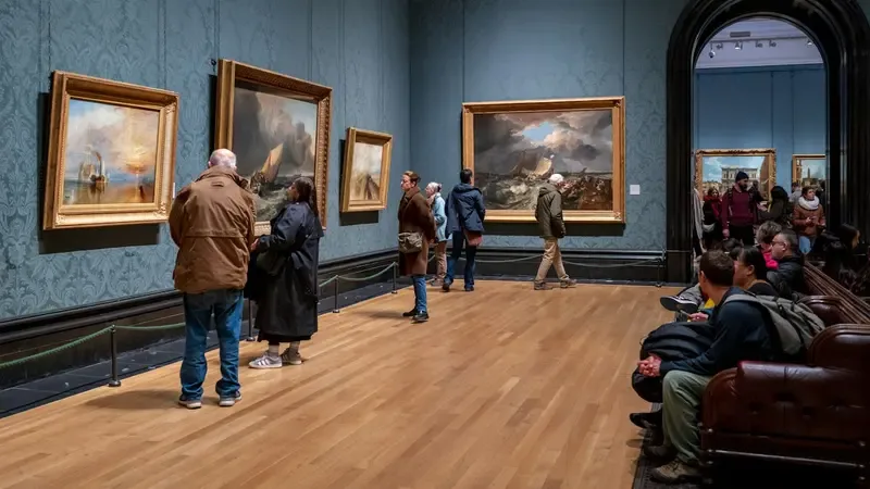 展厅与观展氛围参考图片，非天源展览现场